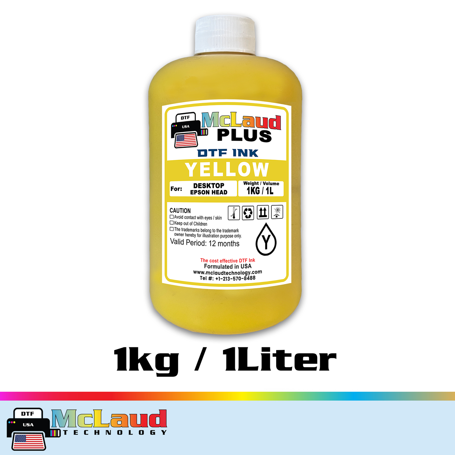 McLaud Plus+ DTF Ink, Formulated in USA