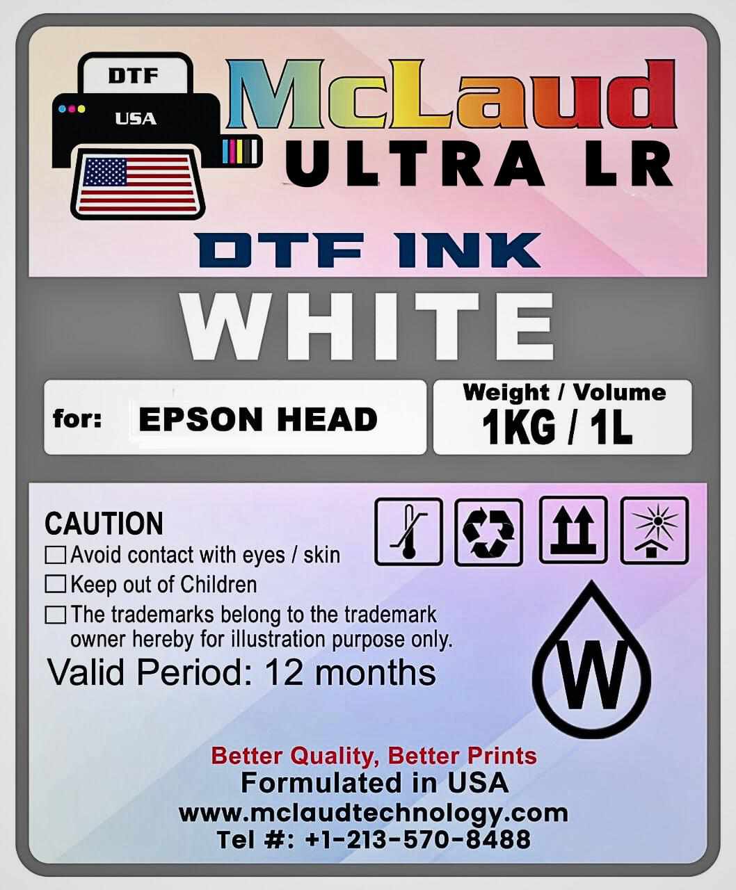 McLaud Ultra DTF Ink, Formulated in USA