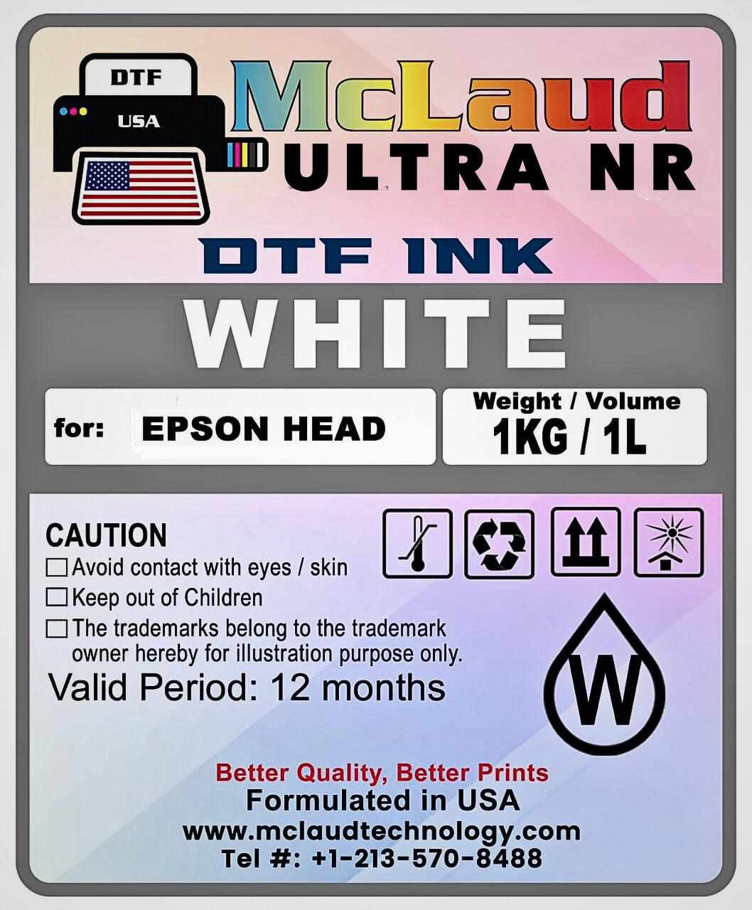 McLaud Ultra DTF Ink, Formulated in USA