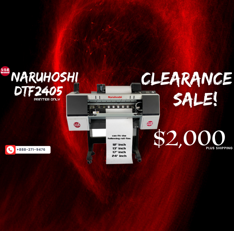 Naruhoshi DTF2405 Printer only, Clearance Sale